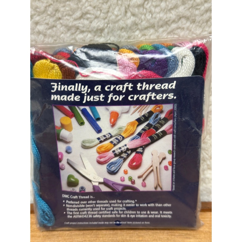 DMC Craft Thread Multi-Color Pack Non-Divisible Cotton Embroidery Floss